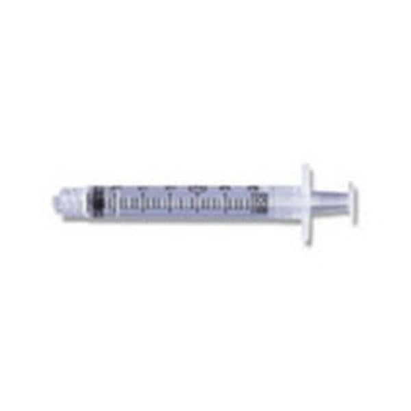 Syringe 3cc Luer Slip w/o Needle General Use 200/Bx, 4 BX/CA